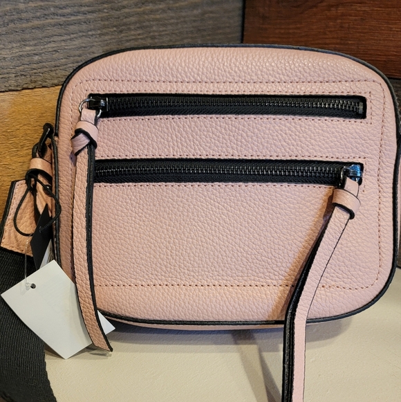 NWT Botkier Chelsea Camera/Crossbody Bag In Rossa Pink Leather - Picture 5 of 8